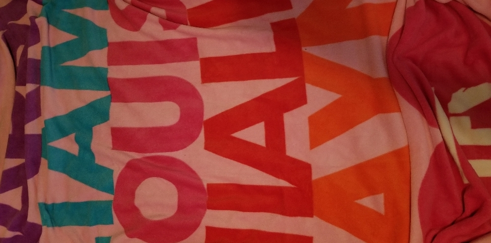 1D media Ltd pink name fleece blanket